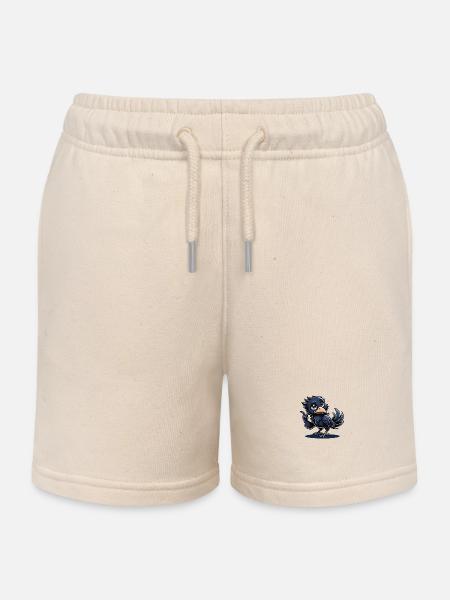 rabe comic - Kinder Organic Joggingshorts Mini Bolter von Stanley/Stella - Natur
