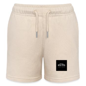 Mein Leben - Kinder Organic Joggingshorts Mini Bolter von Stanley/Stella - Natur - Vorne