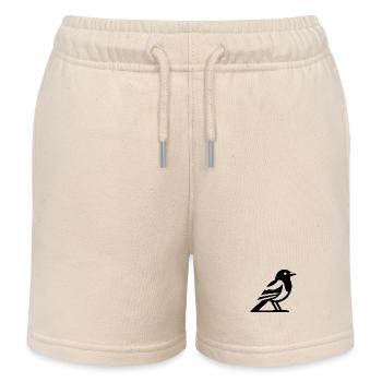 Bird - Kids Organic Sweat Shorts by Stanley/Stella - soft Ecru - Front