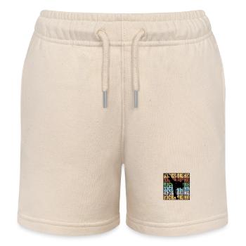 KICKBOXEN Sport Mann Stark - Kinder Organic Joggingshorts Mini Bolter von Stanley/Stella - Natur - Vorne