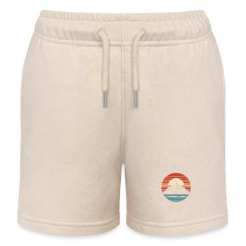 Berge, Natur, Sonnenuntergang - Kinder Organic Joggingshorts Mini Bolter von Stanley/Stella - Natur - Vorne
