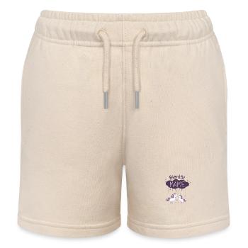 Bientôt Mamie Future Grand mère - Short de jogging enfant bio Stanley/Stella - écru doux - Devant