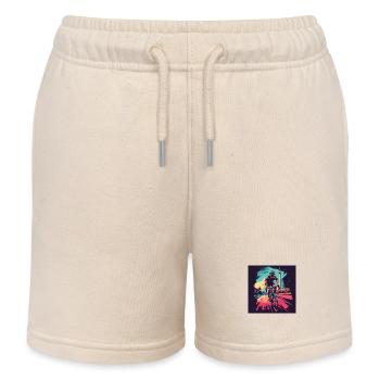 Bike - Kinder Organic Joggingshorts Mini Bolter von Stanley/Stella - Natur - Vorne