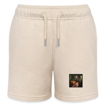 Plant lover room - Kinder Organic Joggingshorts Mini Bolter von Stanley/Stella - Natur - Vorne
