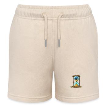 Sablier Éléphant - Short de jogging enfant bio Stanley/Stella - écru doux - Devant