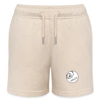 Little Phiri sagt "Hallo!" - Kinder Organic Joggingshorts Mini Bolter von Stanley/Stella - Natur - Vorne