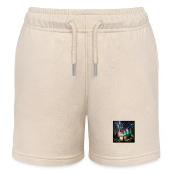 Lucía's Patronus - Kids Organic Sweat Shorts by Stanley/Stella - soft Ecru - Front