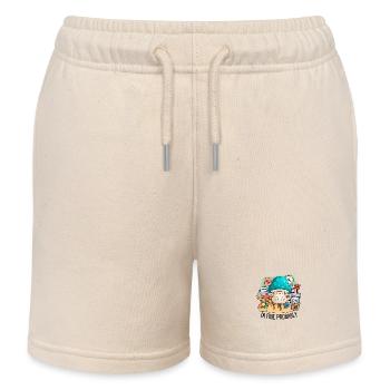 Burnout Arbeit Stress Fristen Sarkastisch Mir geht es gut - Kinder Organic Joggingshorts Mini Bolter von Stanley/Stella - Natur - Vorne