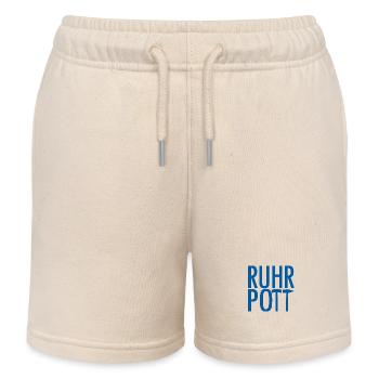 Ruhrpott - Kinder Organic Joggingshorts Mini Bolter von Stanley/Stella - Natur - Vorne