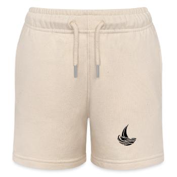 Sailing club feeling on the go - Kids Organic Sweat Shorts by Stanley/Stella - soft Ecru - Front