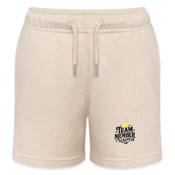 Team Member Group - Kids Organic Sweat Shorts by Stanley/Stella - soft Ecru - Front