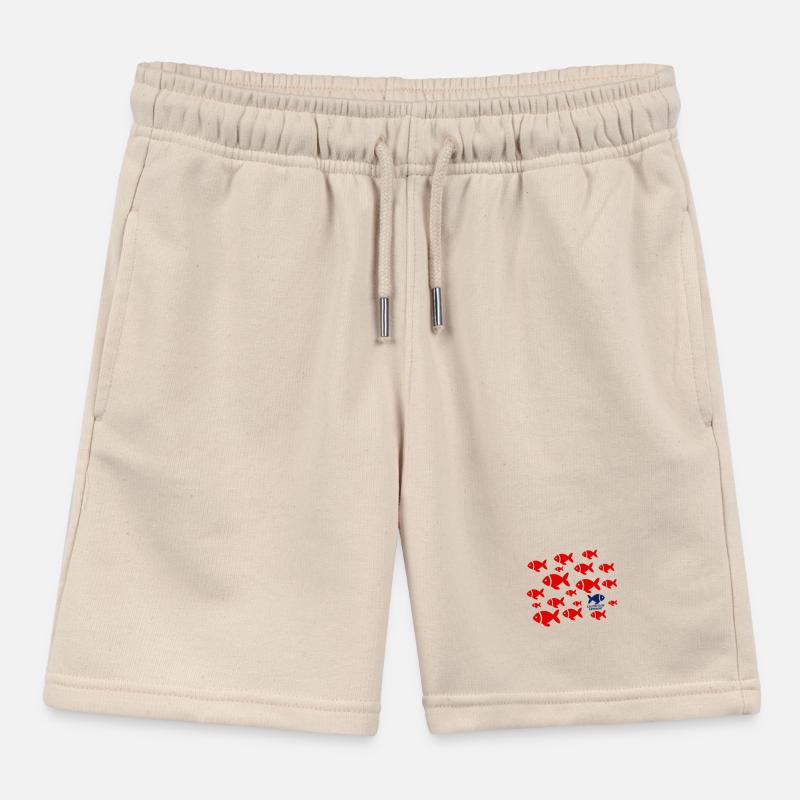Being different (fish humor) Kids Organic Sweat Shorts by Stanley/Stella