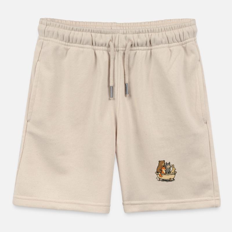 Tiere on Tour Kinder Organic Joggingshorts Mini Bolter von Stanley/Stella