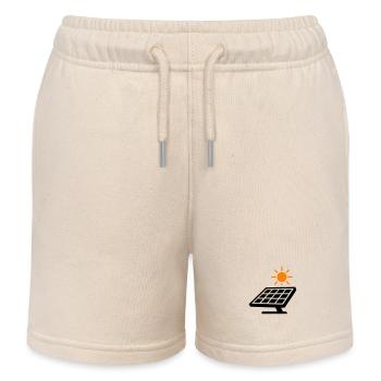 Solar Panele Photovoltaik Anlage - Kinder Organic Joggingshorts Mini Bolter von Stanley/Stella - Natur - Vorne