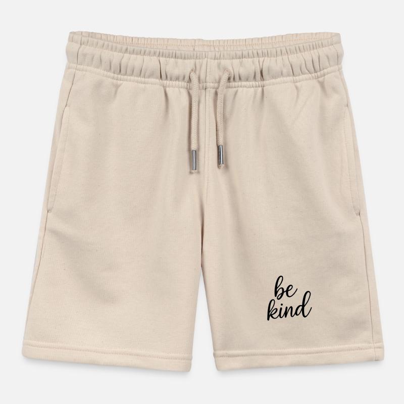 be kind black text Kinder Organic Joggingshorts Mini Bolter von Stanley/Stella