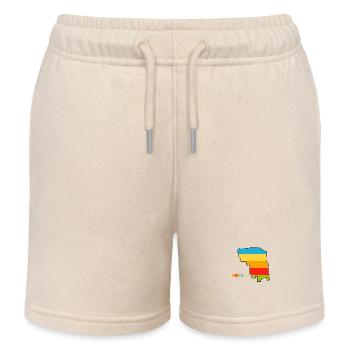 Süd-L.A. - Kinder Organic Joggingshorts Mini Bolter von Stanley/Stella - Natur - Vorne