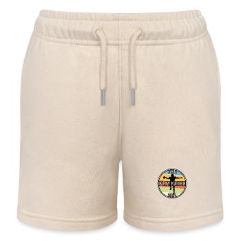 Football rétro - Short de jogging enfant bio Stanley/Stella - écru doux - Devant
