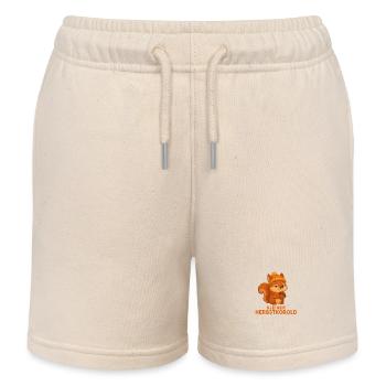 Kleiner Herbstkobold - Kinder Organic Joggingshorts Mini Bolter von Stanley/Stella - Natur - Vorne