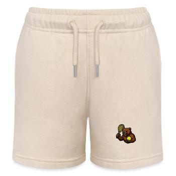 baer tennis comic - Kinder Organic Joggingshorts Mini Bolter von Stanley/Stella - Natur - Vorne