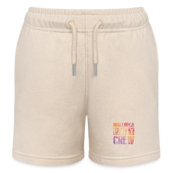 Mallorca Party Crew - Short de jogging enfant bio Stanley/Stella - écru doux - Devant