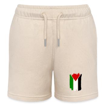 Palestine - Kids Organic Sweat Shorts by Stanley/Stella - soft Ecru - Front