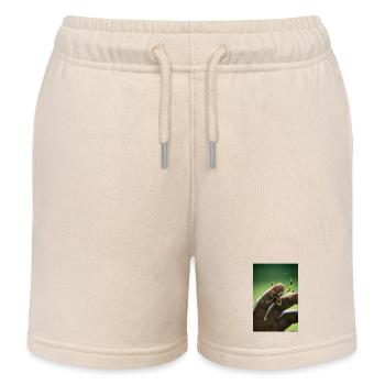 Spinne - Kinder Organic Joggingshorts Mini Bolter von Stanley/Stella - Natur - Vorne