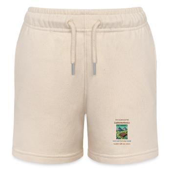 Ich esse gerne Schokolade - Kinder Organic Joggingshorts Mini Bolter von Stanley/Stella - Natur - Vorne