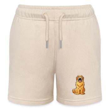 Gentle Leonberg : Impression d’Art numérique - Short de jogging enfant bio Stanley/Stella - écru doux - Devant