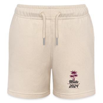 malle 2024 001 - Kinder Organic Joggingshorts Mini Bolter von Stanley/Stella - Natur - Vorne