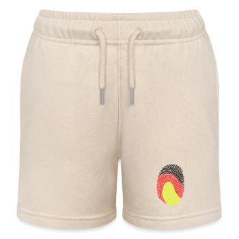 Deutsche ID - Kinder Organic Joggingshorts Mini Bolter von Stanley/Stella - Natur - Vorne