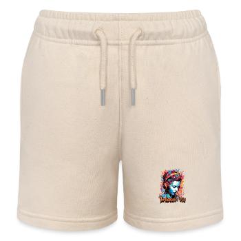 Revival and return to the 90s - Kids Organic Sweat Shorts by Stanley/Stella - soft Ecru - Front