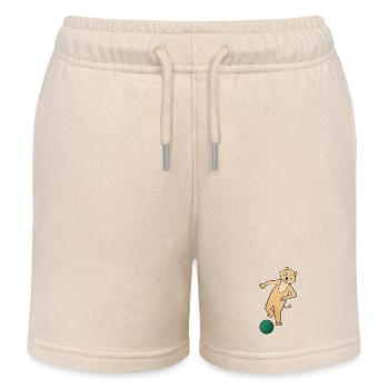 Fussball - Kinder Organic Joggingshorts Mini Bolter von Stanley/Stella - Natur - Vorne
