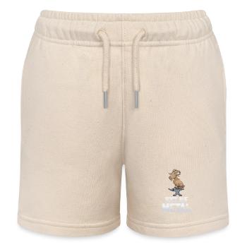 Bock auf Metal - Kinder Organic Joggingshorts Mini Bolter von Stanley/Stella - Natur - Vorne