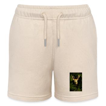 hirsch2 - Kinder Organic Joggingshorts Mini Bolter von Stanley/Stella - Natur - Vorne