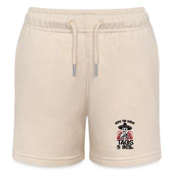 Tacos - Mexiko Küche - Kinder Organic Joggingshorts Mini Bolter von Stanley/Stella - Natur - Vorne