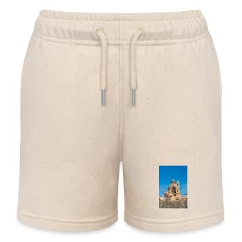 Île de Gozo Rotonde de la ville de Xewkija de Xewkija Malte - Short de jogging enfant bio Stanley/Stella - écru doux - Devant