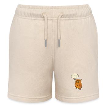 Hirn vom Himmel - Kinder Organic Joggingshorts Mini Bolter von Stanley/Stella - Natur - Vorne