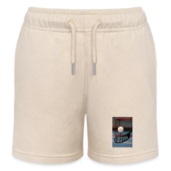 Sport - Unihockey - Kinder Organic Joggingshorts Mini Bolter von Stanley/Stella - Natur - Vorne