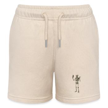 Selfie - Short de jogging enfant bio Stanley/Stella - écru doux - Devant