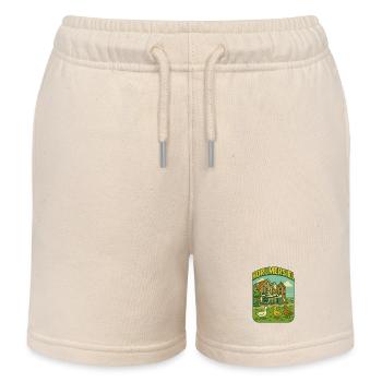 Horumersiel - Kinder Organic Joggingshorts Mini Bolter von Stanley/Stella - Natur - Vorne