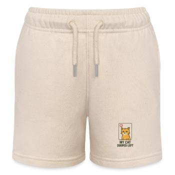 Meine Katze hat links geswiped Dating App - Kinder Organic Joggingshorts Mini Bolter von Stanley/Stella - Natur - Vorne