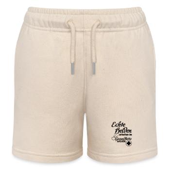 Gesundheitswesen Helden Medizin, Geschenk - Kinder Organic Joggingshorts Mini Bolter von Stanley/Stella - Natur - Vorne