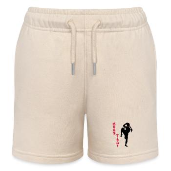 Muay Thai - Kinder Organic Joggingshorts Mini Bolter von Stanley/Stella - Natur - Vorne