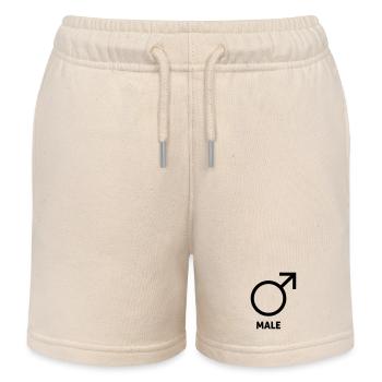 Cadeaux drôles pour hommes - Short de jogging enfant bio Stanley/Stella - écru doux - Devant