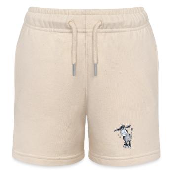 Knuffiger Esel - Kinder Organic Joggingshorts Mini Bolter von Stanley/Stella - Natur - Vorne