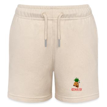 Heute hab ich Chor Musik Sprüche / Trend / Ananas - Kinder Organic Joggingshorts Mini Bolter von Stanley/Stella - Natur - Vorne