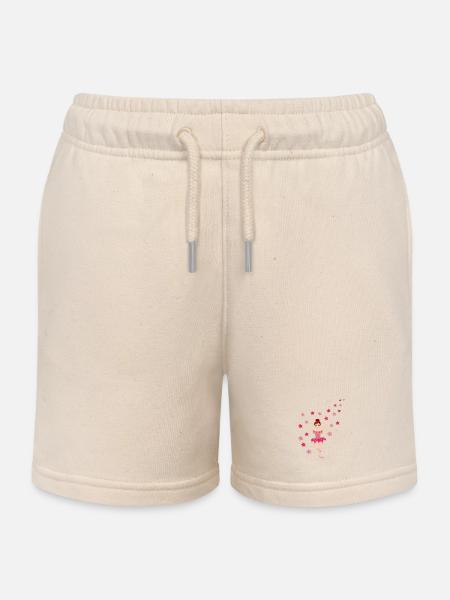 Classical dancer - Kids Organic Sweat Shorts by Stanley/Stella - soft Ecru