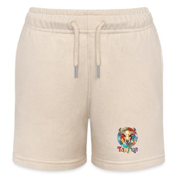 taureau, signe du zodiaque, horoscope - Short de jogging enfant bio Stanley/Stella - écru doux - Devant