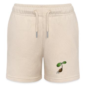 Keimung! Von Pousse2Bamboo ! - Kinder Organic Joggingshorts Mini Bolter von Stanley/Stella - Natur - Vorne