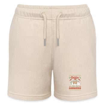 Ugly Christmas Sweater - Kids Organic Sweat Shorts by Stanley/Stella - soft Ecru - Front